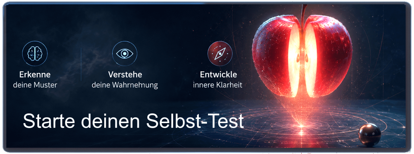 Ein Lichtstrahl durchbricht eine transparente Box mit einem Waldblick und TikTok-Logo für einen APhantasie selbsttest für betroffene
