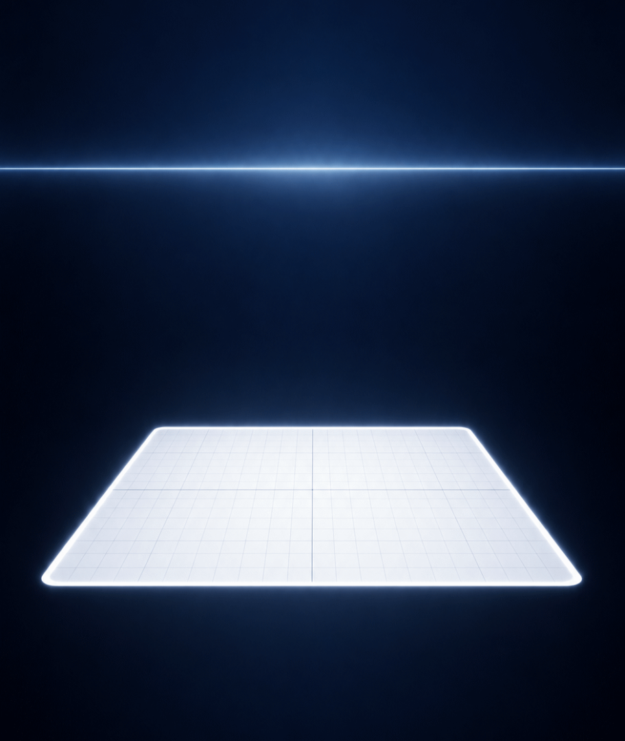 Gedankenprojektionsfläche Bild mit der Abbildung der Gedankenprojektionsfläche in 2D